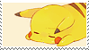 A stamp for Pikachu from Pokémon